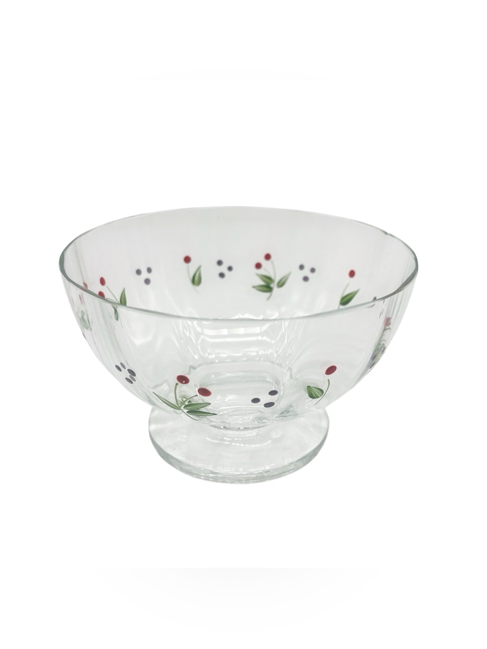 Royal Doulton Gooseberry? Pedestal  set of 4 dessert bowl diameter ca 4.75”